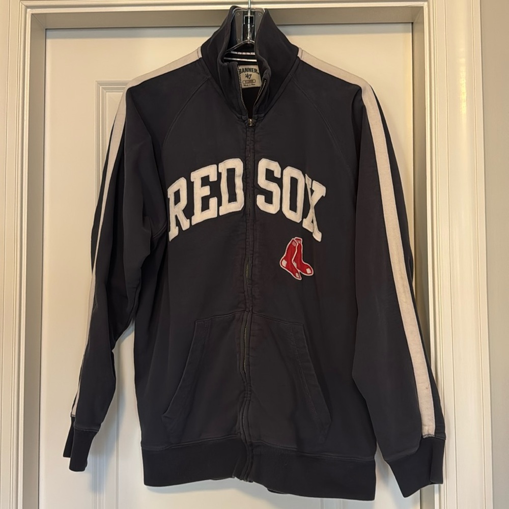 47 Brand Black Red Sox Hoodie